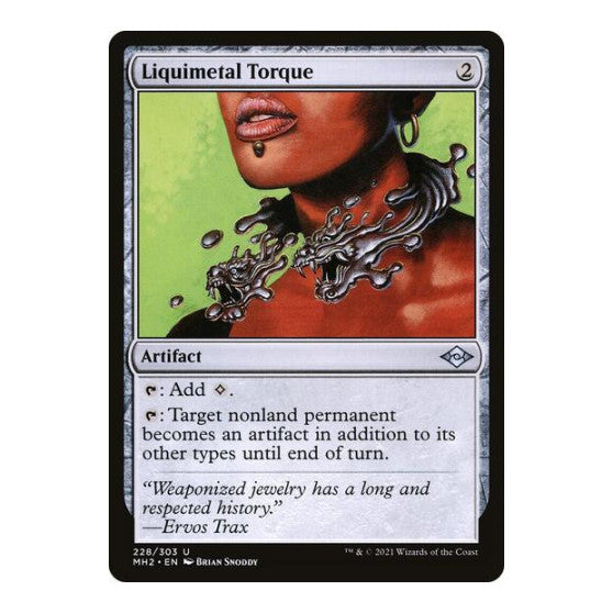 Liquimetal Torque (MH2) #228 Uncommon (Lightly Played) Modern Horizons 2 Magic: The Gathering: 2021
