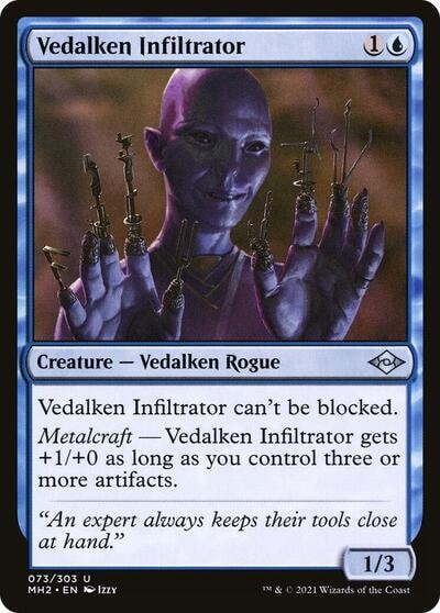 Vedalken Infiltrator (MH2) #73 Uncommon (Lightly Played) Modern Horizons 2 Magic: The Gathering: 2021