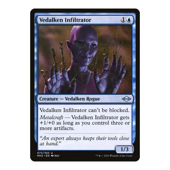 Vedalken Infiltrator (MH2) #73 Uncommon (Lightly Played) Modern Horizons 2 Magic: The Gathering: 2021