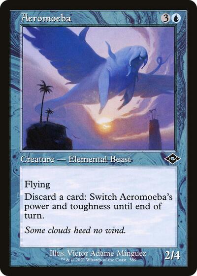 Aeromoeba Retro Frame (MH2) #389 Common (Lightly Played) Modern Horizons 2 Magic: The Gathering: 2021