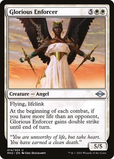 Glorious Enforcer (MH2) #14 Uncommon (Lightly Played) Modern Horizons 2 Magic: The Gathering: 2021