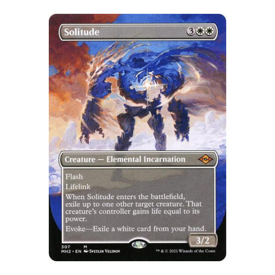 Solitude (Borderless) (MH2) #307 Mythic Rare (Near Mint) Modern Horizons 2 Magic: The Gathering: 2021