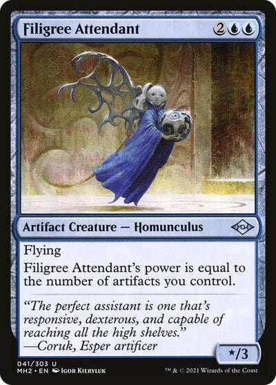Filigree Attendant (MH2) #41 Uncommon (Lightly Played) Modern Horizons 2 Magic: The Gathering: 2021