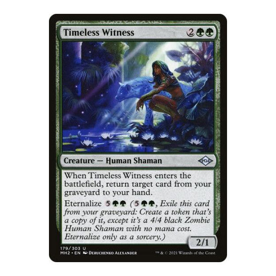 Timeless Witness (MH2) #179 Uncommon (Heavily Played) Modern Horizons 2 Magic: The Gathering: 2021