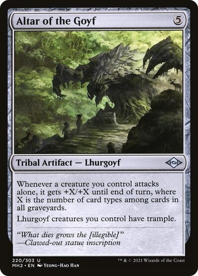 Altar of the Goyf (MH2) #220 Uncommon (Lightly Played) Modern Horizons 2 Magic: The Gathering: 2021