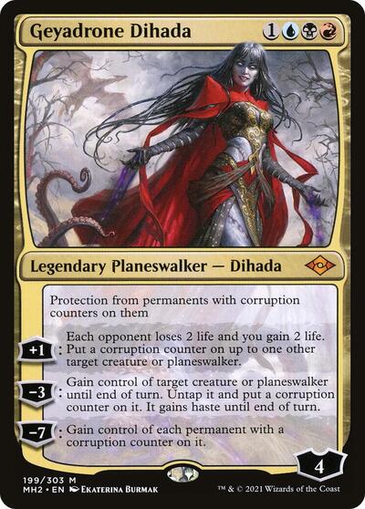 Geyadrone Dihada (MH2) #199 Mythic Rare (Lightly Played) Modern Horizons 2 Magic: The Gathering: 2021