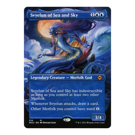 Svyelun of Sea and Sky (Borderless) (MH2) #310 Mythic Rare (Lightly Played) Modern Horizons 2 Magic: The Gathering: 2021