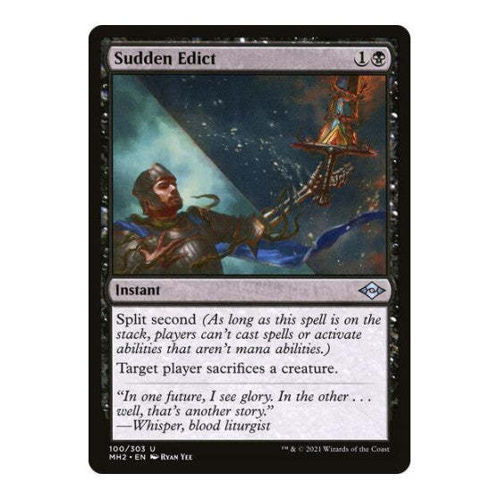 Sudden Edict (MH2) #100 Uncommon (Lightly Played) Modern Horizons 2 Magic: The Gathering: 2021