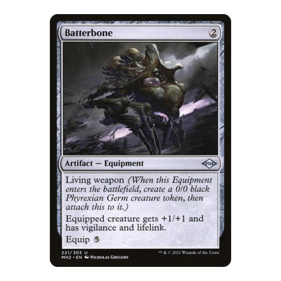 Batterbone (MH2) #221 Uncommon (Lightly Played) Modern Horizons 2 Magic: The Gathering: 2021