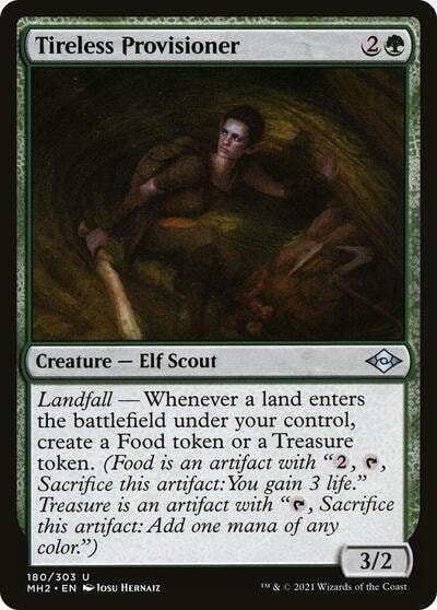 Tireless Provisioner (MH2) #180 Uncommon (Lightly Played) Modern Horizons 2 Magic: The Gathering: 2021
