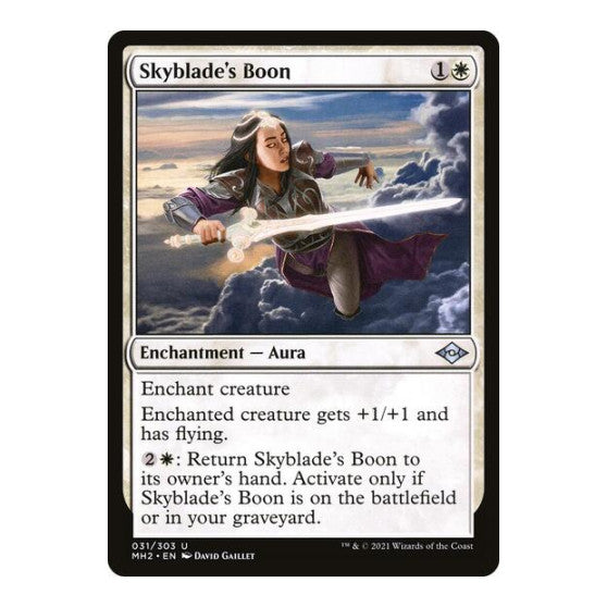 Skyblade's Boon (MH2) #31 Uncommon (Lightly Played) Modern Horizons 2 Magic: The Gathering: 2021