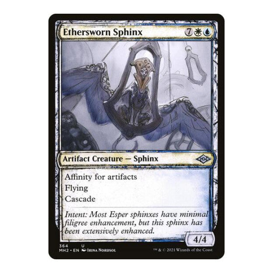 Ethersworn Sphinx Showcase (MH2) #364 Uncommon (Foil Lightly Played) Modern Horizons 2 Magic: The Gathering: 2021