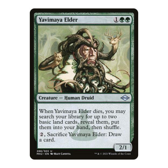 Yavimaya Elder (MH2) #288 Uncommon (Lightly Played) Modern Horizons 2 Magic: The Gathering: 2021