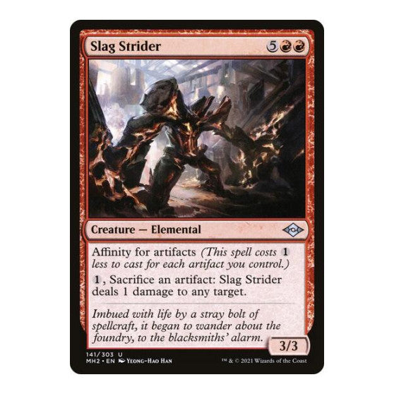 Slag Strider (MH2) #141 Uncommon (Lightly Played) Modern Horizons 2 Magic: The Gathering: 2021