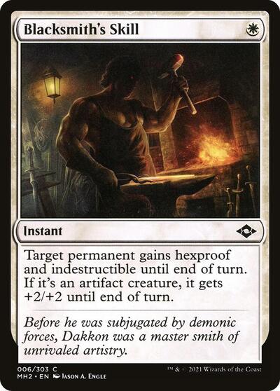 Blacksmiths Skill (MH2) #6 Common (Lightly Played) Modern Horizons 2 Magic: The Gathering: 2021
