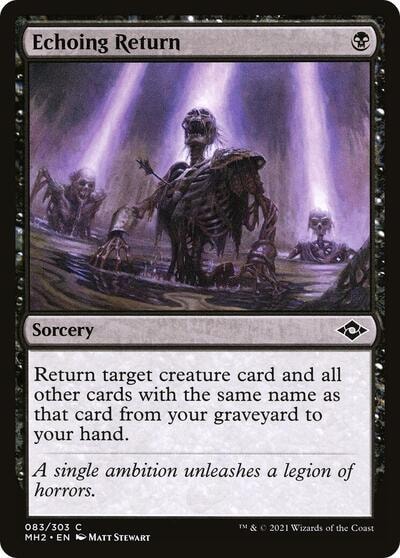 Echoing Return (MH2) #83 Common Modern Horizons 2 Magic: The Gathering: 2021