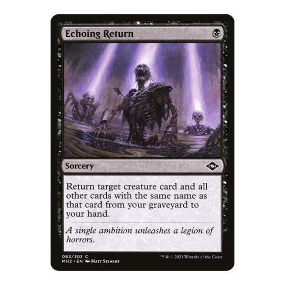 Echoing Return (MH2) #83 Common Modern Horizons 2 Magic: The Gathering: 2021