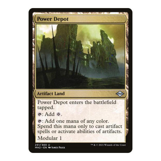 Power Depot (MH2) #251 Uncommon (Foil Lightly Played) Modern Horizons 2 Magic: The Gathering: 2021