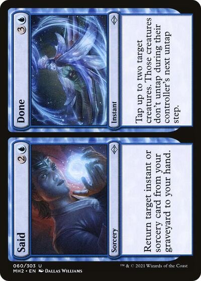 Said Done (MH2) #60 Uncommon (Lightly Played) Modern Horizons 2 Magic: The Gathering: 2021
