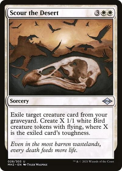 Scour the Desert (MH2) #28 Uncommon (Lightly Played) Modern Horizons 2 Magic: 2021
