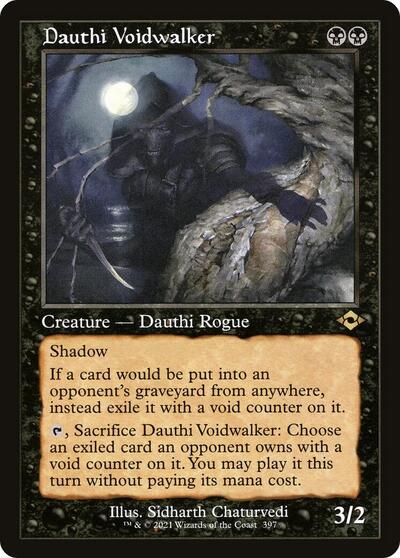 Dauthi Voidwalker Retro Frame (MH2) #397 Rare (Foil Near Mint) Modern Horizons 2 Magic: 2021