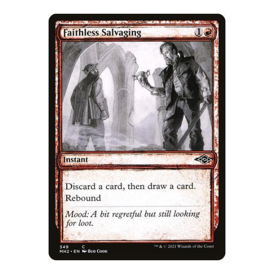 Faithless Salvaging (Showcase) (MH2) #349 Common (Lightly Played) Modern Horizons 2 Magic: The Gathering: 2021