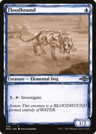 Floodhound Showcase (MH2) #335 Common (Lightly Played) Modern Horizons 2 Magic: The Gathering: 2021