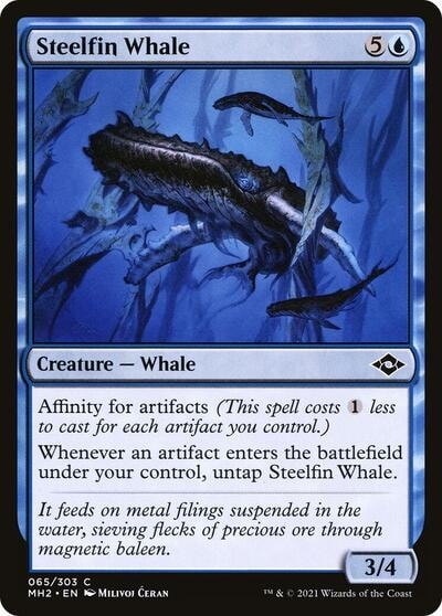 Steelfin Whale (MH2) #65 Common (Lightly Played) Modern Horizons 2 Magic: The Gathering: 2021