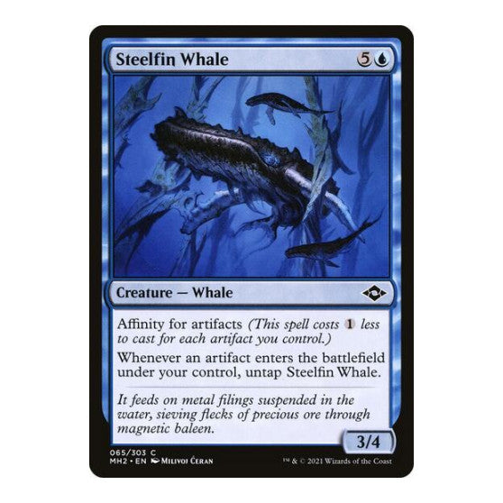 Steelfin Whale (MH2) #65 Common (Lightly Played) Modern Horizons 2 Magic: The Gathering: 2021