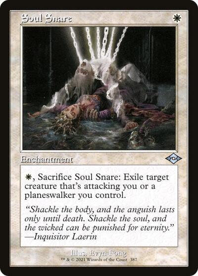 Soul Snare Retro Frame (MH2) #387 Uncommon (Lightly Played) Modern Horizons 2 Magic: The Gathering: 2021