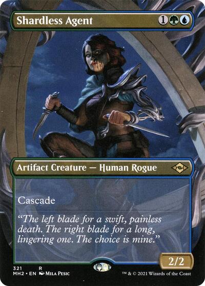 Shardless Agent Borderless (MH2) #321 Rare (Lightly Played) Modern Horizons 2 Magic: 2021