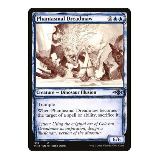 Phantasmal Dreadmaw (Showcase) (MH2) #339 Common (Lightly Played) Modern Horizons 2 Magic: The Gathering: 2021