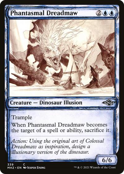 Phantasmal Dreadmaw Showcase (MH2) #339 Common (Lightly Played) Modern Horizons 2 Magic: The Gathering: 2021