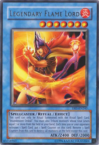 Legendary Flame Lord (DR1) #DR1-EN243 Rare (Unlimited Lightly Played) Dark Revelation Volume 1 YuGiOh: 2005