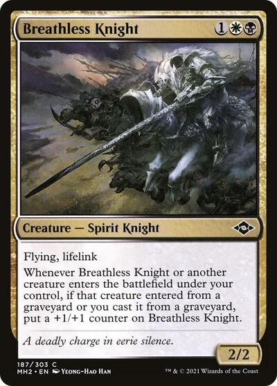 Breathless Knight (MH2) #187 Common (Lightly Played) Modern Horizons 2 Magic: 2021