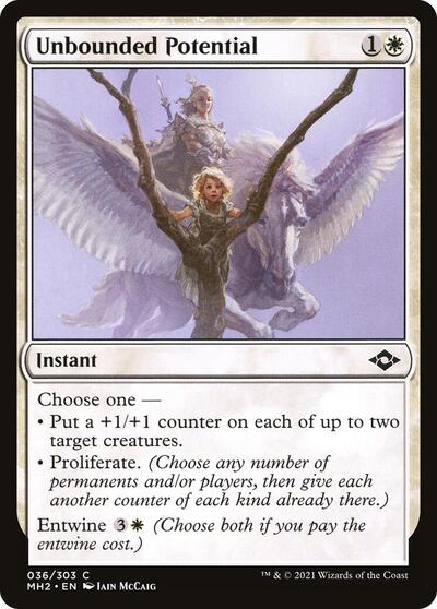 Unbounded Potential (MH2) #36 Common (Foil Lightly Played) Modern Horizons 2 Magic: The Gathering: 2021