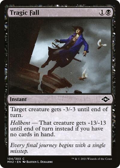 Tragic Fall (MH2) #104 Common (Lightly Played) Modern Horizons 2 Magic: The Gathering: 2021