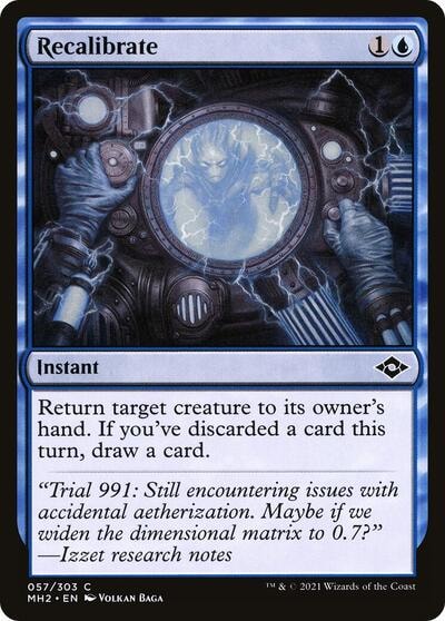 Recalibrate (MH2) #57 Common (Lightly Played) Modern Horizons 2 Magic: The Gathering: 2021