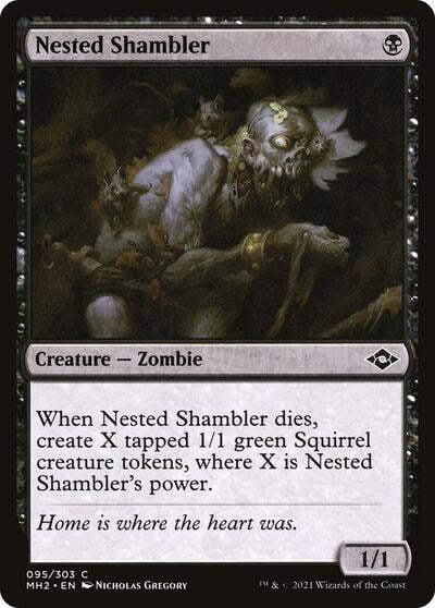 Nested Shambler (MH2) #95 Common Modern Horizons 2 Magic: The Gathering: 2021