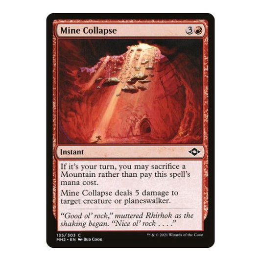 Mine Collapse (MH2) #135 Common (Lightly Played) Modern Horizons 2 Magic: The Gathering: 2021