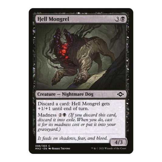 Hell Mongrel (MH2) #88 Common (Lightly Played) Modern Horizons 2 Magic: The Gathering: 2021