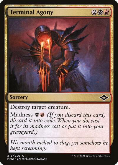 Terminal Agony (MH2) #215 Common Modern Horizons 2 Magic: The Gathering: 2021