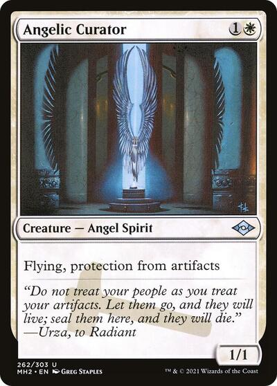 Angelic Curator (MH2) #262 Uncommon (Lightly Played) Modern Horizons 2 Magic: The Gathering: 2021
