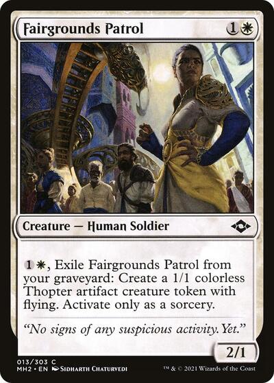 Fairgrounds Patrol (MH2) #13 Common (Foil Lightly Played) Modern Horizons 2 Magic: 2021