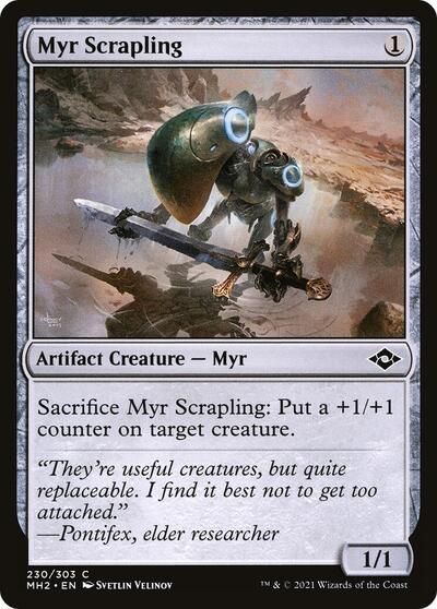 Myr Scrapling (MH2) #230 Common Modern Horizons 2 Magic: The Gathering: 2021