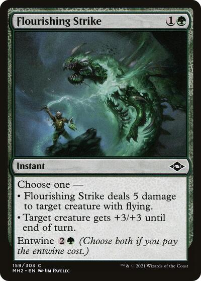 Flourishing Strike (MH2) #159 Common (Foil Lightly Played) Modern Horizons 2 Magic: The Gathering: 2021