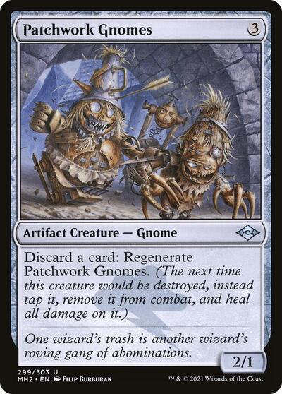 Patchwork Gnomes (MH2) #299 Uncommon (Lightly Played) Modern Horizons 2 Magic: The Gathering: 2021