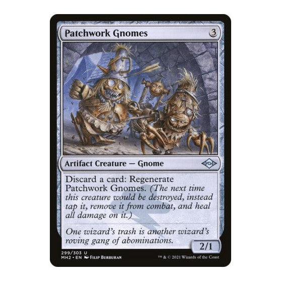 Patchwork Gnomes (MH2) #299 Uncommon (Lightly Played) Modern Horizons 2 Magic: The Gathering: 2021