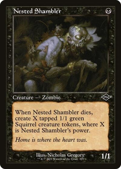 Nested Shambler Retro Frame (MH2) #399 Common (Lightly Played) Modern Horizons 2 Magic: The Gathering: 2021