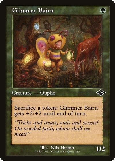 Glimmer Bairn Retro Frame (MH2) #413 Common (Lightly Played) Modern Horizons 2 Magic: The Gathering: 2021